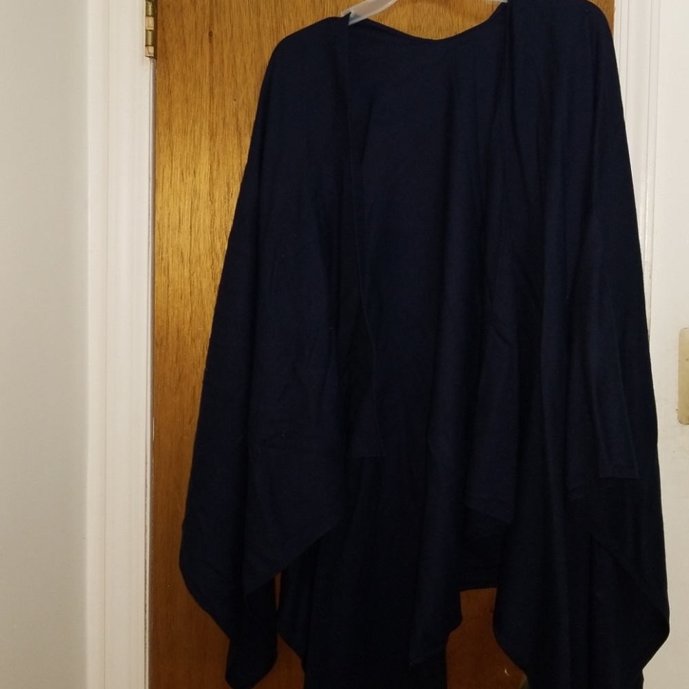 Uniqlo Navy Poncho